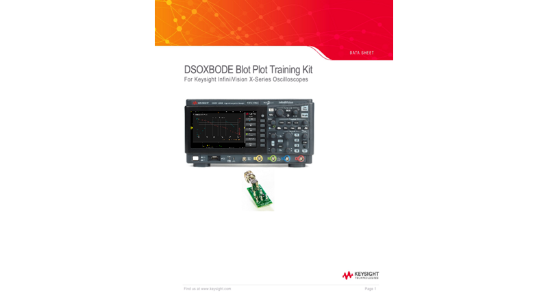 DSOXBODE Blot Plot Training Kit